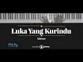 Luka Yang Kurindu - Mahen (KARAOKE PIANO - MALE KEY)