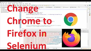 How to run the selenium web driver program in different browsers Chrome to Firefox