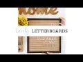 Letter Boards at Michaels