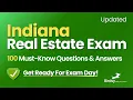 Crush Your Indiana Real Estate Exam with This 100-Question Review