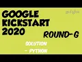 GOOGLE KICKSTART 2020 round - g