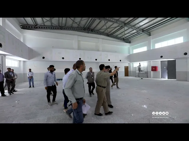 ⁣السيد الصافي يجري جولة تفقدية لمشروع مضيف وموكب العتبة العباسية للزائرين