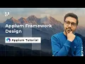 Appium Framework Design Setup with Maven Folder Structure Appium Testing Tutorial Part 5