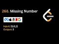 3 Missing Number LeetCode 268 Binary Search Hindi