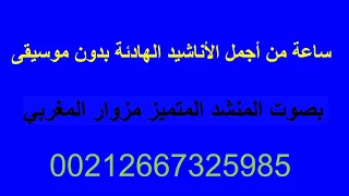 أناشيد مزوار المغربي ساعتين متواصلة بدون موسيقى أناشيد هادئه بدون موسيقى HD 