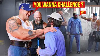 JANITOR vs THE BIGGEST GUYS IN THE GYM. They Didn't Expect THAT