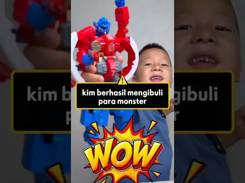 Kim berhasil mengibuli para monster 😎🤗 #drama #shorts #funny #dubbing #toys #fyp #lucu #mainan