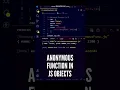 Perfectly use Anonymous Function in JavaScript Objects