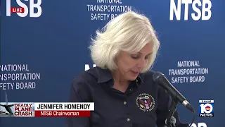 NTSB chairwoman releases information about MIA plane crash