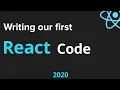 ReactJS Tutorial 3 - Writing first code in React js