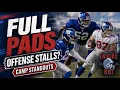 Giants Training Camp Gets Physical Full Pads Sluggish Offense Early Standouts