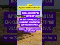 Mujarrab, agar istri minta duluan #doaajaib