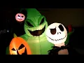 Disney Jack Skellington Oogie Boogie Airblown Inflatable Halloween - Unboxing
