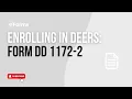 Enrolling in DEERS Department of Defense Form DD 1172-2