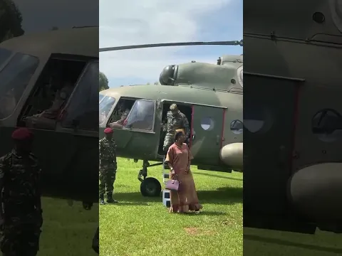 Video Thumbnail: Arrival of Gen Muhoozi Kainerugaba and wife for Cedric Babu's burial #museveni #presidentmuseveni