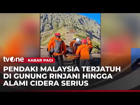 Evakuasi Pendaki Malaysia di Gunung Rinjani, Korban Alami Cedera Serius