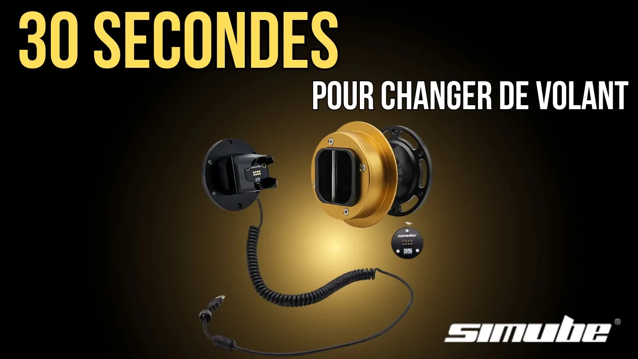 Changer de volant en 30 secondes (le QR universel Simube qui change tout)