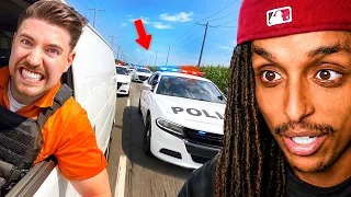 MrBeast Tried Escaping 100 Cops...