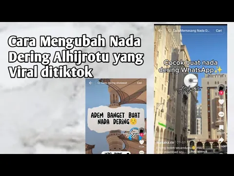 Download MP3 Cara Mengubah Nada Dering Al Hijrotu yang viral di tiktok