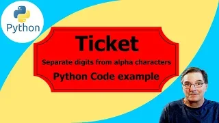 Using isalpha method to separate digits from alpha characters