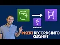 AWS Glue PySpark Insert records into Amazon Redshift Table