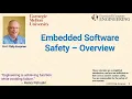 L26 Embedded Software Safety Overview