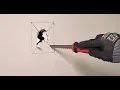 How to repair minor damage and holes in Gyprock Plasterboard - DIY s