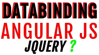 Data Binding Jquery Angularjs 2022