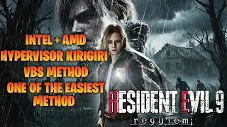 Hypervisor Bypass Setup Tutorial Resident Evil 9 Requiem VBS Method Full Easiest