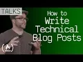 How to write technical blog posts - talk by freeCodeCamp creator Quincy Larson
