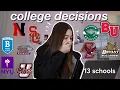 College Decision Reactions 2023 Northeastern University USC Bentley Babson and more