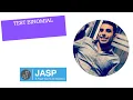 Test binomial JASP