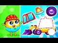 Download Lagu Construction Vehicles Song | Let's Assemble Street Vehicles | Puzzle Song | Yum Yum Kids Songs