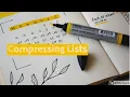 Compressing Lists - Code Chef