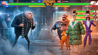 Despicable Me - All Final Fight WITH HEALTHBARS