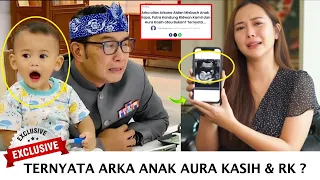 whose child is arka alias arkana aidan misbach the biological son of ridwan kamil and aura kasih 