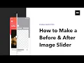 How to Make a Before After Image Slider in Figma Interactive Prototype Tutorial