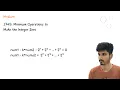 LeetCode 2749 Minimum Operations to Make the Integer Zero Java Solution Explained