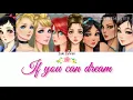 Disney princess If you can dream color coded lyric