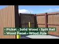 Wood Fence Perris CA - Mesa Fence