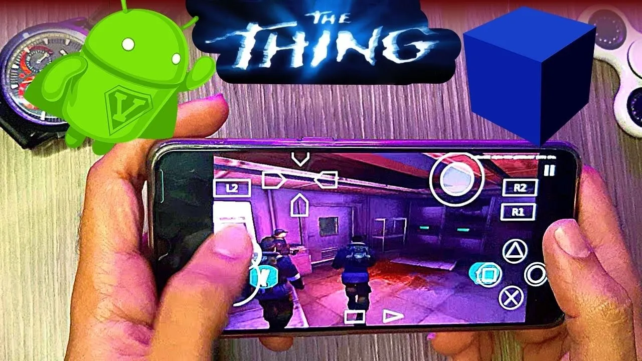 The Thing Game - PS2 Emulator Android Gameplay - AetherSX2 APK - The Thing Game Mobile 2022