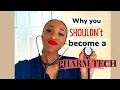 WHY YOU SHOULDN T BE A PHARMACY TECHNICIAN Story Time Hospital Pharm Tech vs Retail