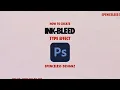 Grungy ink bleed effect on type and logos Photoshop Tutorial no plug-in