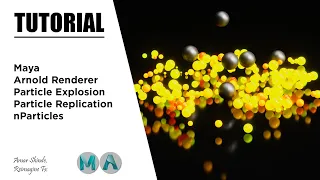 Creating Particle Explosion In Maya And Arnold Renderer - Tutorial