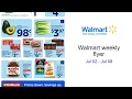 Walmart weekly flyer Jul 02 - Jul 08