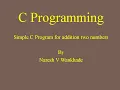 C Programming - 01