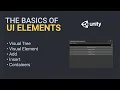 Unity UI Elements - The Basics