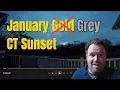 January Sunset Timelapse Connecticut Winter No Snow