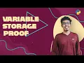 6 Variable Storage Proof Python Malayalam Tutorial