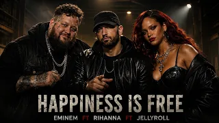 happiness is free by eminem ft rihanna ft jelly roll 2026 music video 